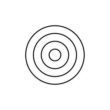 hedef simge vektör illüstrasyonu