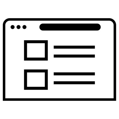 wirefram simgesi vektör illüstrasyonu