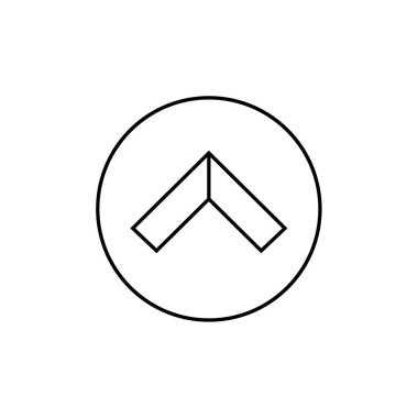 ok simgesi vektör illüstrasyonu   