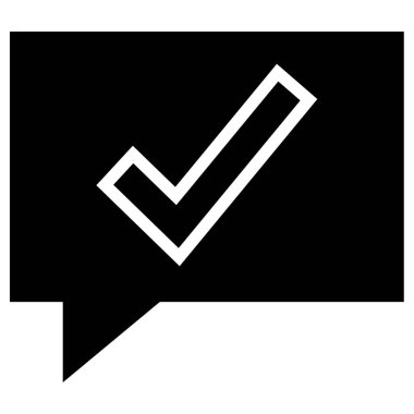 İşaret simgesini işaretle. vektör illüstrasyonu 