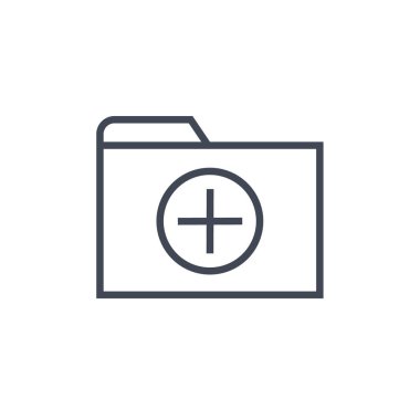 Dosya. Web simgesi basit illüstrasyon         