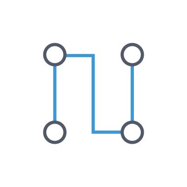 bağlantı simgesi, beyaz arkaplanda izole 