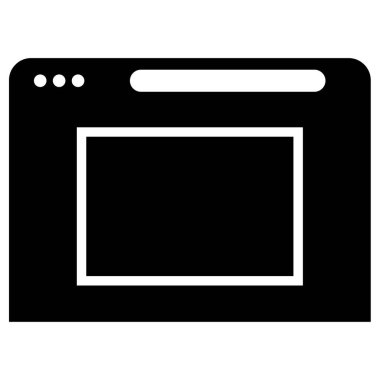 wirefram simgesi vektör illüstrasyonu