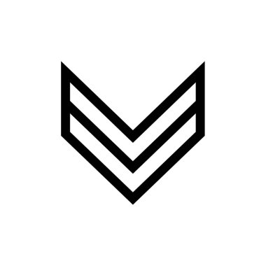 ok simgesi vektör illüstrasyonu   