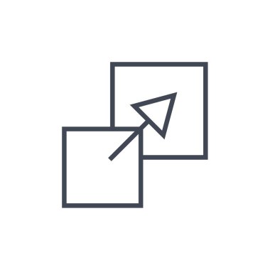 Web simgesine tıklayın. vektör illüstrasyonu  