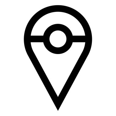 GPS Simgesi, Seyrüsefer Sembolü, Basit Tasarım 