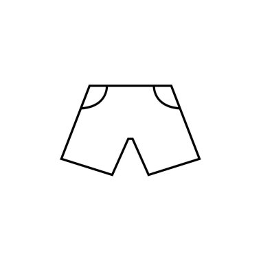 Şortların vektör illüstrasyonu