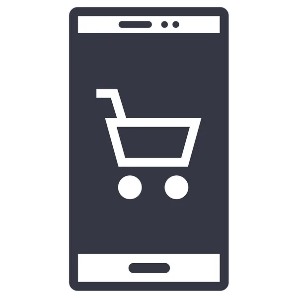 Mobiele Telefoon Eenvoudig Ontwerp — Stockvector