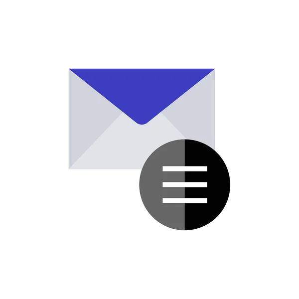 Mail Icon Vector Isolated White Background Your Web Mobile App — Vetor de Stock