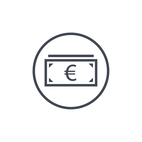 Ilustração Vetorial Ícone Dólar — Vetor de Stock