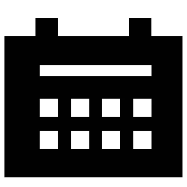 Ikona Kalendarza Ilustracja Wektora — Wektor stockowy