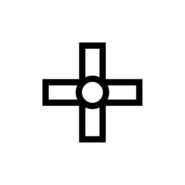 Diseño Icono Logotipo Creativo Abstracto Plantilla Vector — Archivo Imágenes Vectoriales