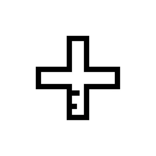 Ilustración Vectorial Iconos Cruzados Para Diseño Gráfico Web — Archivo Imágenes Vectoriales