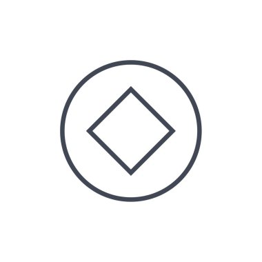 Bir yıldız simgesinin vektör illüstrasyonu