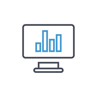 bilgisayar simgesi vektör illüstrasyonu