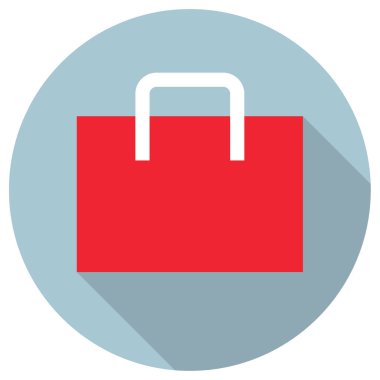 Alışveriş torbaları simge vektör çizim