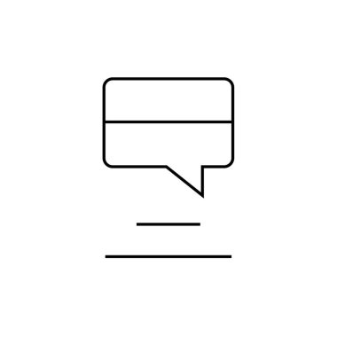 Konuşma balonu simgesi 