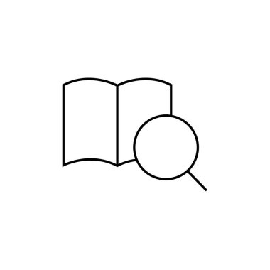 kitap simgesi vektör illüstrasyonu