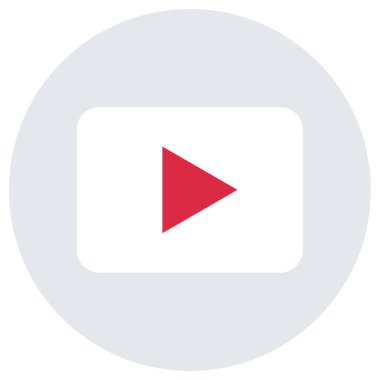 çalma düğmesi simgesi, vektör illüstrasyonu