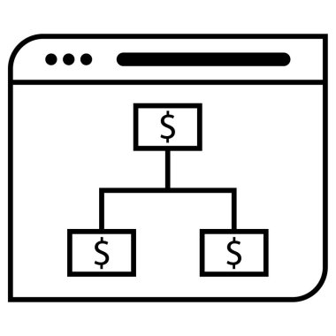 SEO Web Tarayıcısı, vektör illüstrasyonu