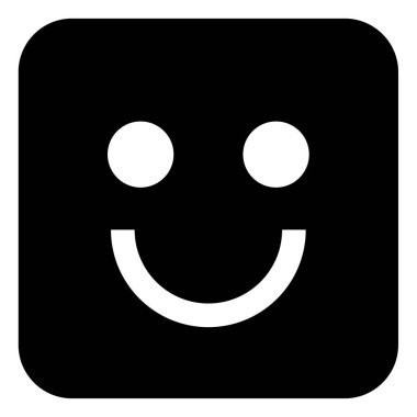 yüz simgesi, vektör illüstrasyonu 