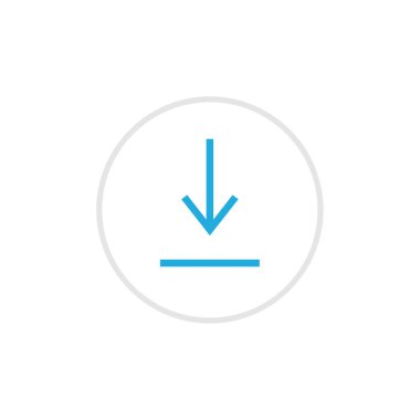 Ok simgesini indir. vektör illüstrasyonu