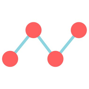 Molekül. Web simgesi basit illüstrasyon