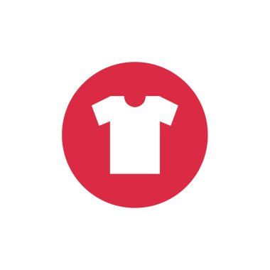 t-shirt simgesi, vektör illüstrasyonu