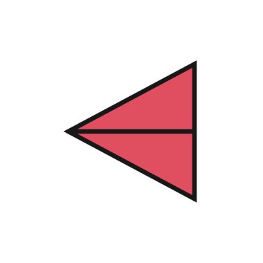 ok simgesi vektör illüstrasyonu