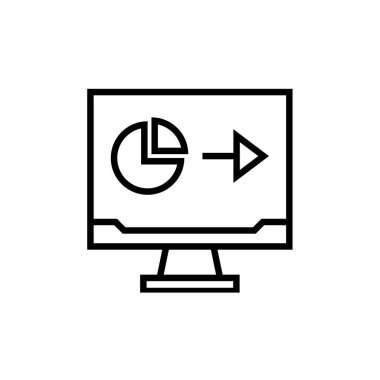 bilgisayar simgesi vektör illüstrasyonu