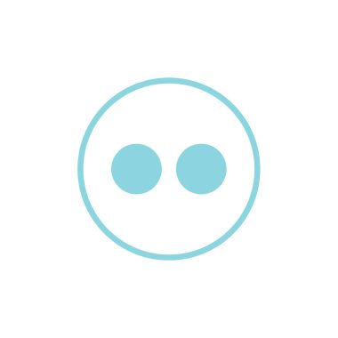 yüz simgesi, vektör çizimi