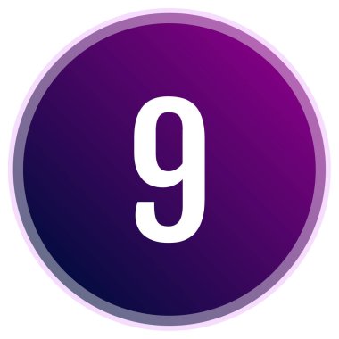 sayı simgesi illüstrasyonu izole vektör işareti