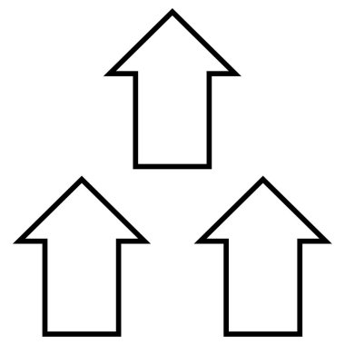 Katı ve güzel bir vektör illüstrasyonunun basit simgesi