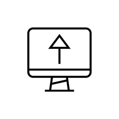 bilgisayar simgesi vektör illüstrasyonu