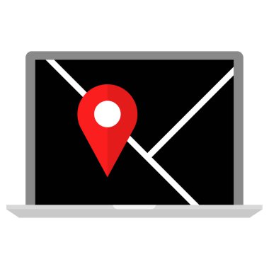 GPS navigasyon simge. vektör çizim