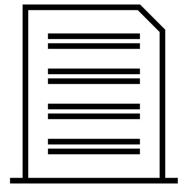 Dosya. Web simgesi basit illüstrasyon