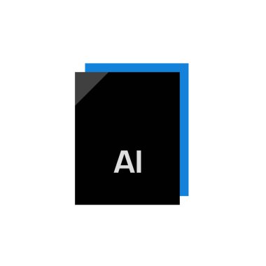 ai dosya biçimi simgesi, vektör çizimi