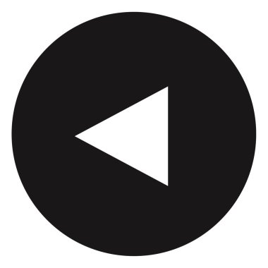 Oynayın. Web simgesi basit illüstrasyon