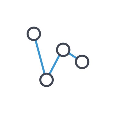 Molekül simgesi vektör illüstrasyonu
