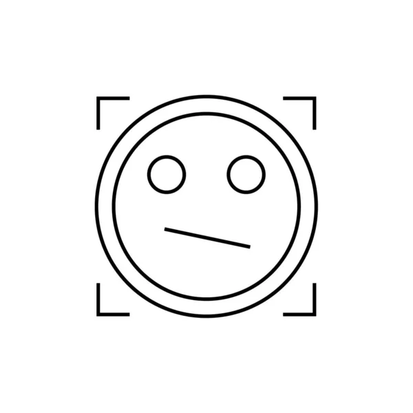 Обличчя Емоційна Іконка Векторні Ілюстрації — стоковий вектор