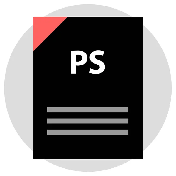 Bestandsnaam Extensie Pictogram — Stockvector