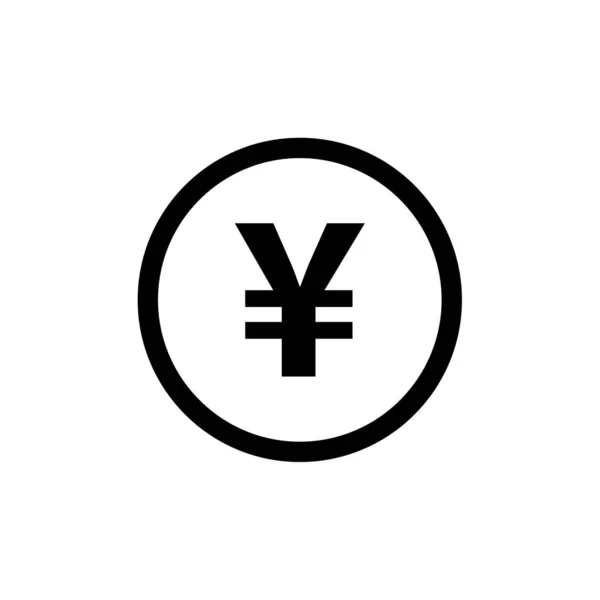 Yenes Vector Icono Color Plano — Vector de stock