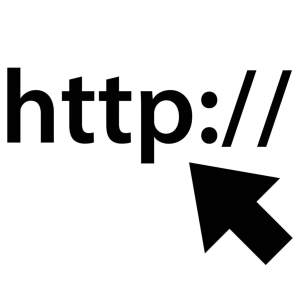 Click Here Web Icon — Stock Vector