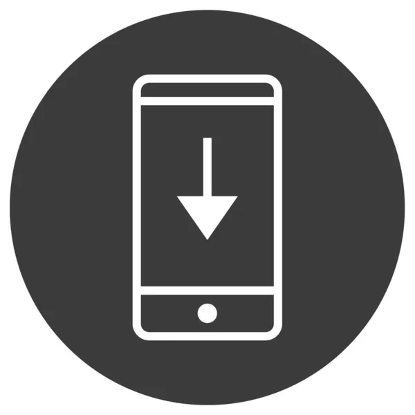Smartphone Ikone Vektorillustration — Stockvektor