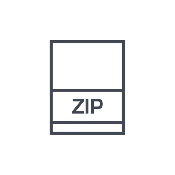 Назва Документа Розширення Zip — стоковий вектор
