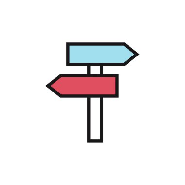 işaret posta simgesi vektör illüstrasyonu