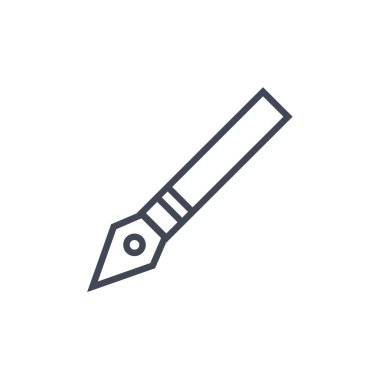 kalem simgesi vektör illüstrasyonu