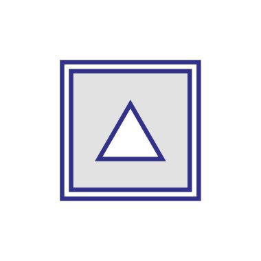 Bir yıldız simgesinin vektör illüstrasyonu