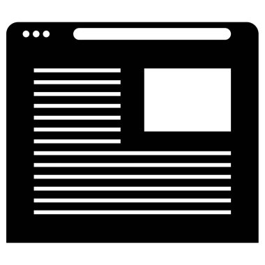 Dosya. Web simgesi basit illüstrasyon