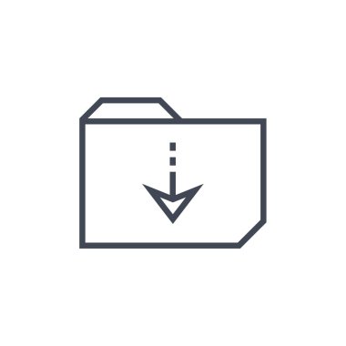 vektör simgesini modern basit illüstrasyonla indir